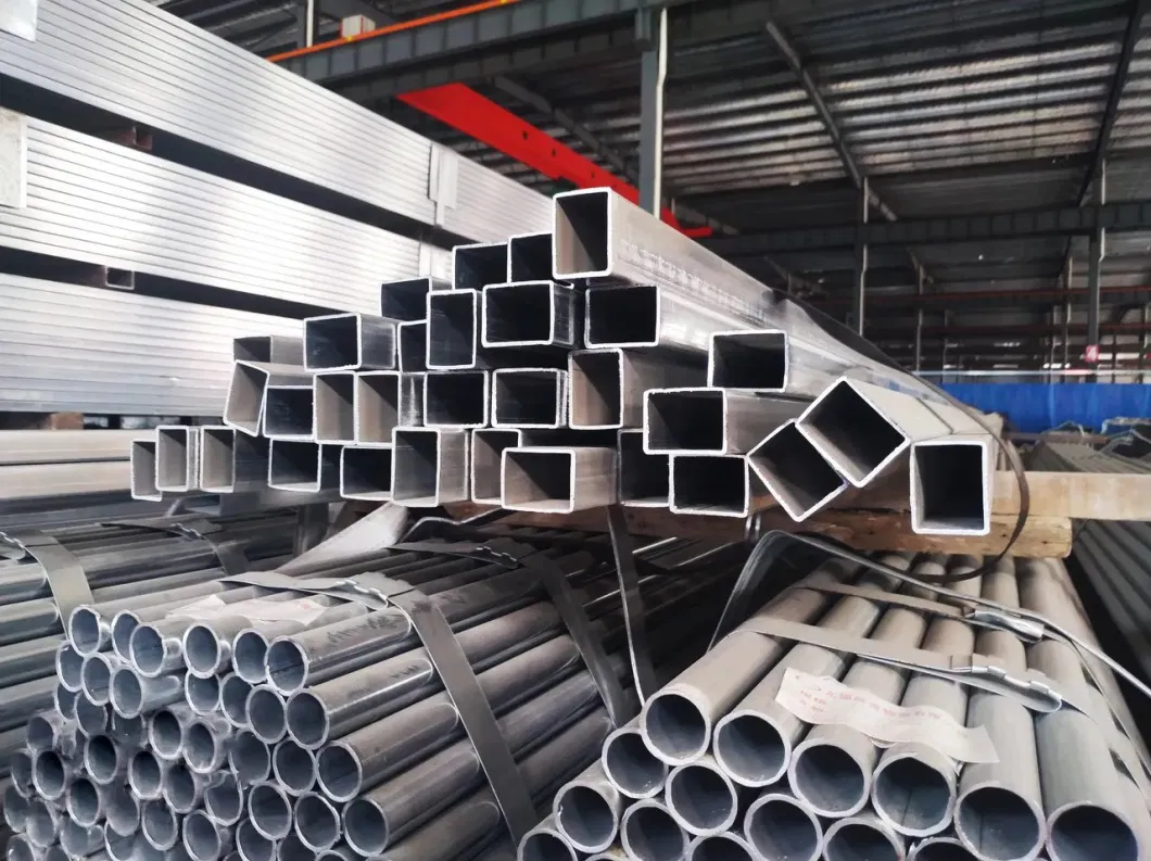 Zinc Coated ASTM Q235 Z30g Hot Dipped Galvanized Rectangular Steel Tube