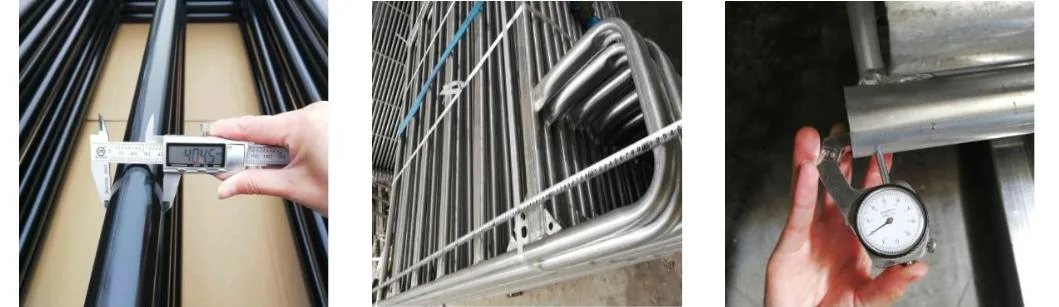 Farm Animal Used Corral Panels Square Pipe Railing Design Livestock Metal Security Fencing Horse Grassland Guardrail Horse Stable Cattle Field Fence