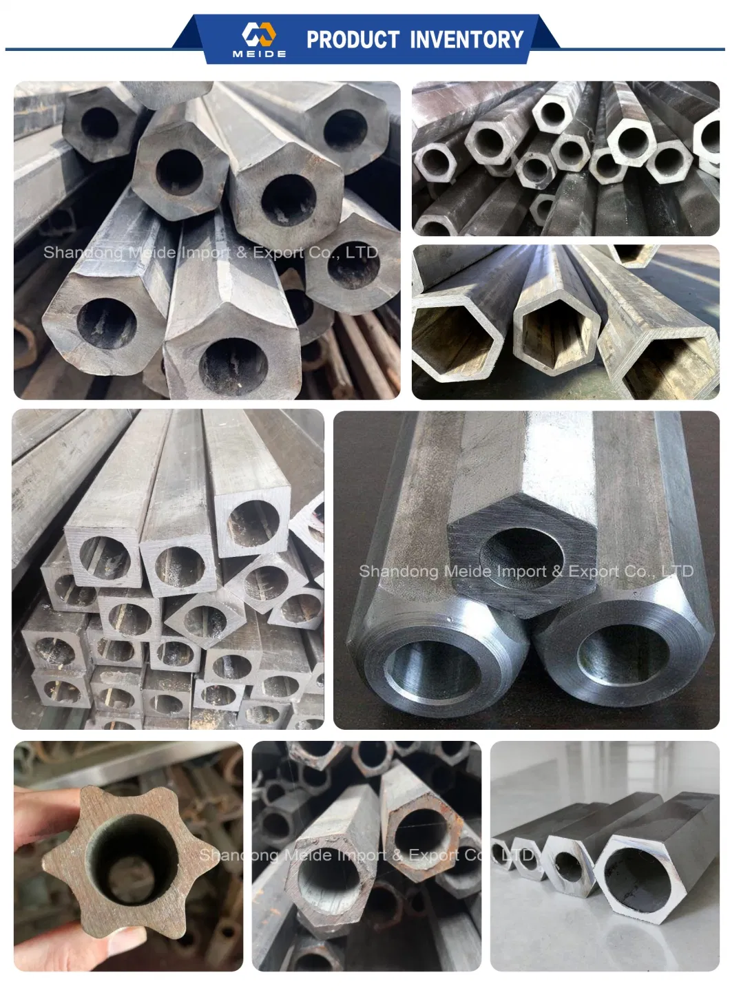 Professional Manufacturing Hexagonal Steel Tube of Low-Cost E52100 Suj2 100cr6 1.2067 1.3505 Gcr15 Steel Cold-Rolled Seamless Steel Pipes with Irregular Shapes