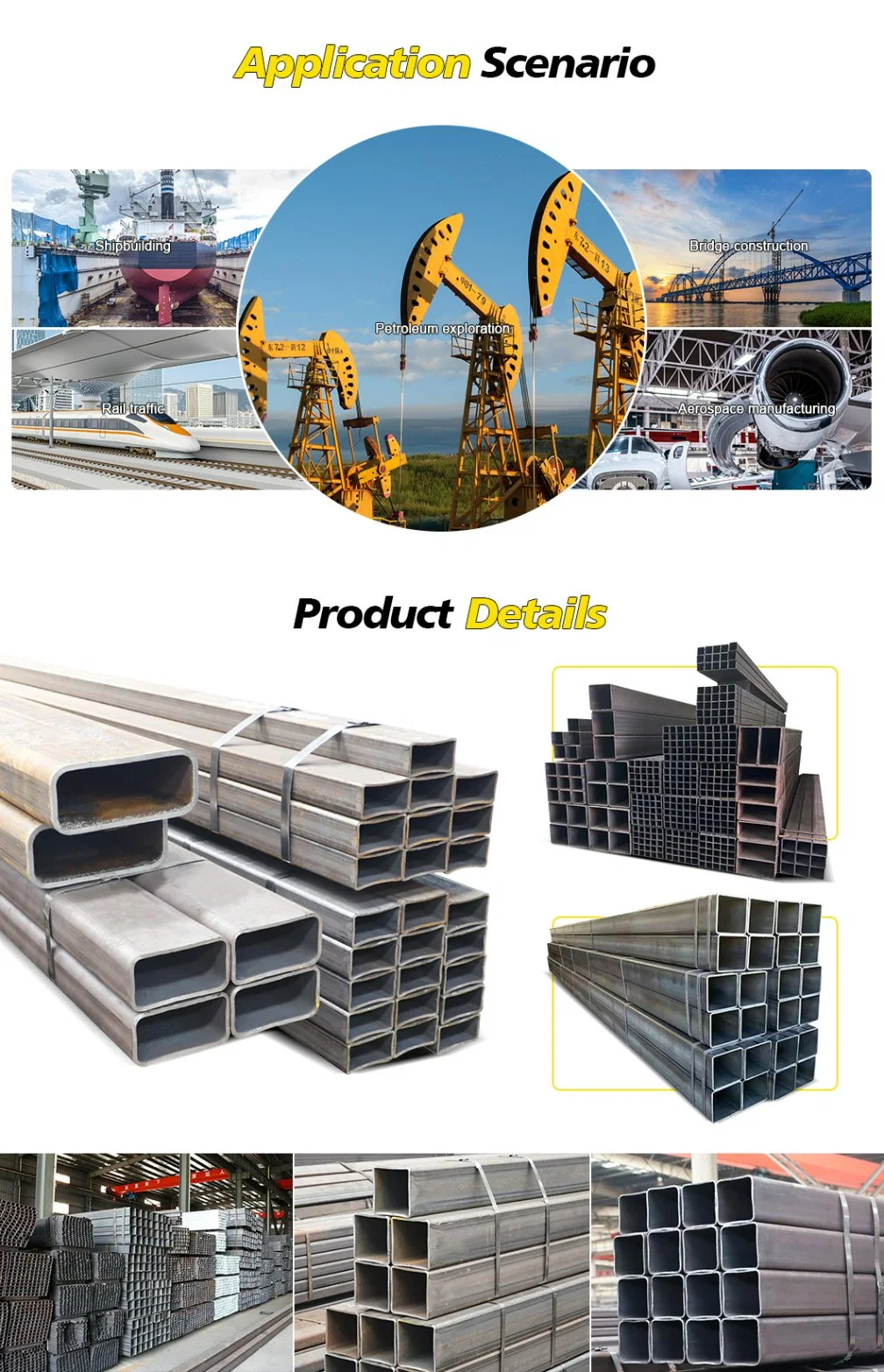 Seamless Tubes API Round Pipes Carbon Steel