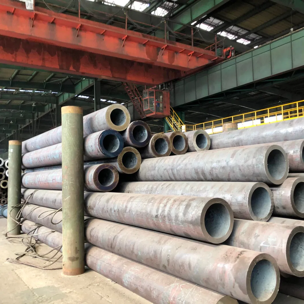 ASTM A106b Q345b Q235B Hot Rolled Carbon Steel Round Tube Seamless Steel Welded Pipe Square Tube Cold Rolled Tube High Pressure Pipe 219*5 219*7 Galvanized Tube