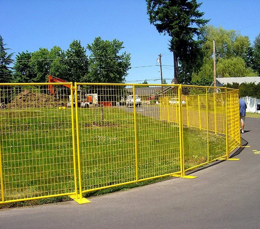 Yeeda Temporary Wire Mesh Fence China Portable Security Fencing Manufacturers 30 X 30 X 150 mm Exterior Square Steel Rod/Pipe Canada Temporary Perimeter Fencing