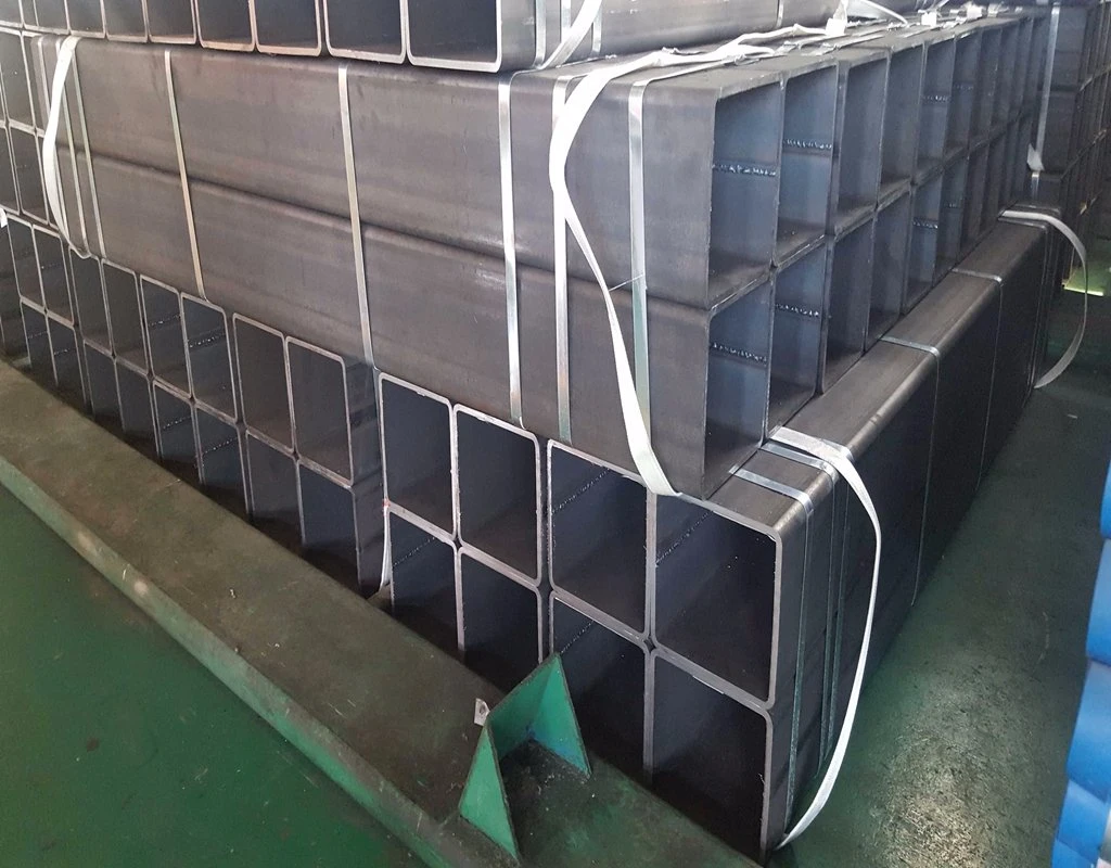 Mild Steel Oil or Galvanized Surface ASTM A500 Gr. B 60X60 75X75 50X150 50X100 Black Square &amp; Rectangular Steel Tubes Tubings