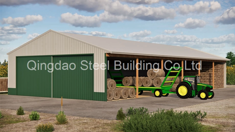 Prefabricated Steeel Structure Industrial Building Farm Storage Shed Warehouse Construction Building CE