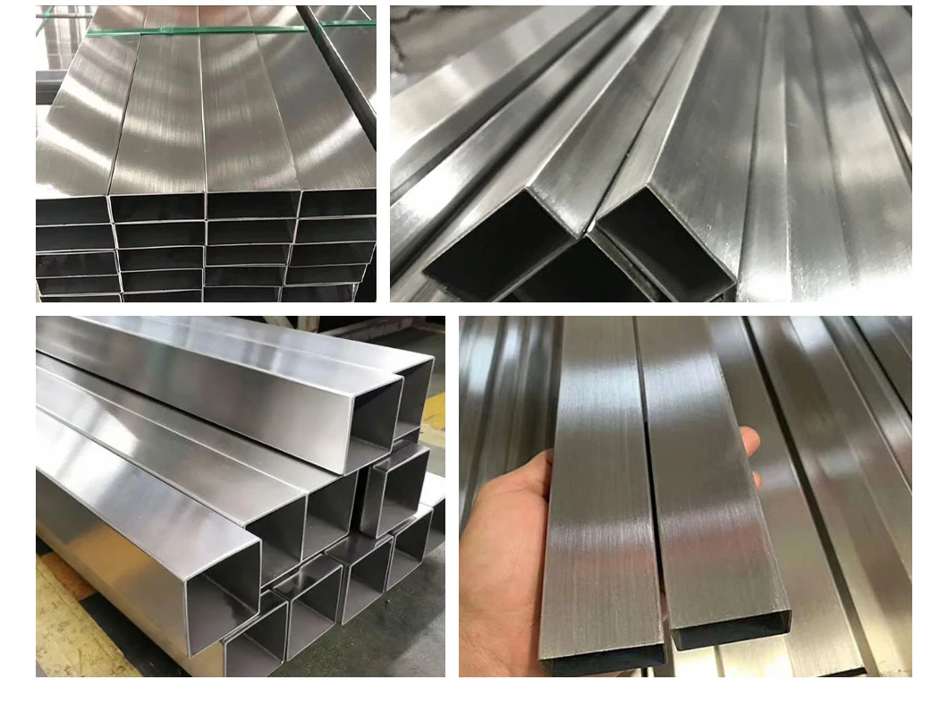 JIS 201 202 304 316L 309S 310S 321 Seamless Steel Pipe Cold Hot Rolled Stainless Steel Square Tube