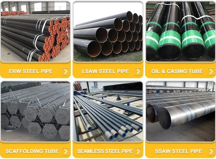 Oil and Gas Well Casing Tube API 5CT J55, K55, N80, L80, T95, P110, Q125, OCTG Casing Tubing and Drill Pipe with Btc, Ltc