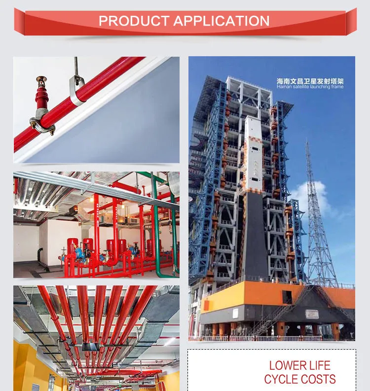 Steel Fire Protection Sprinkler Firefighting Pipes