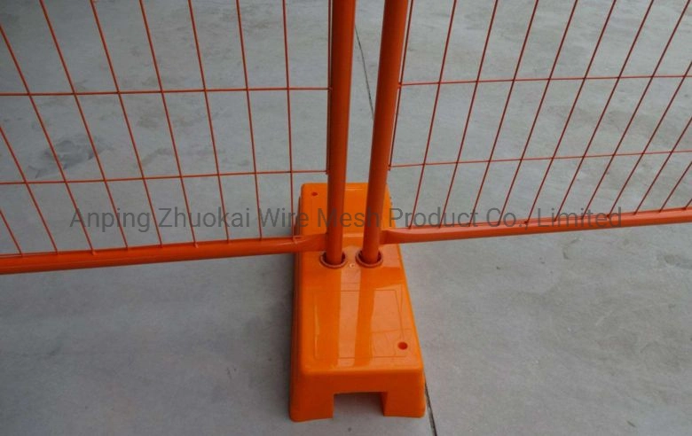 High Quality Steel Tubing Electric Welded Galvanized Temporary Fence