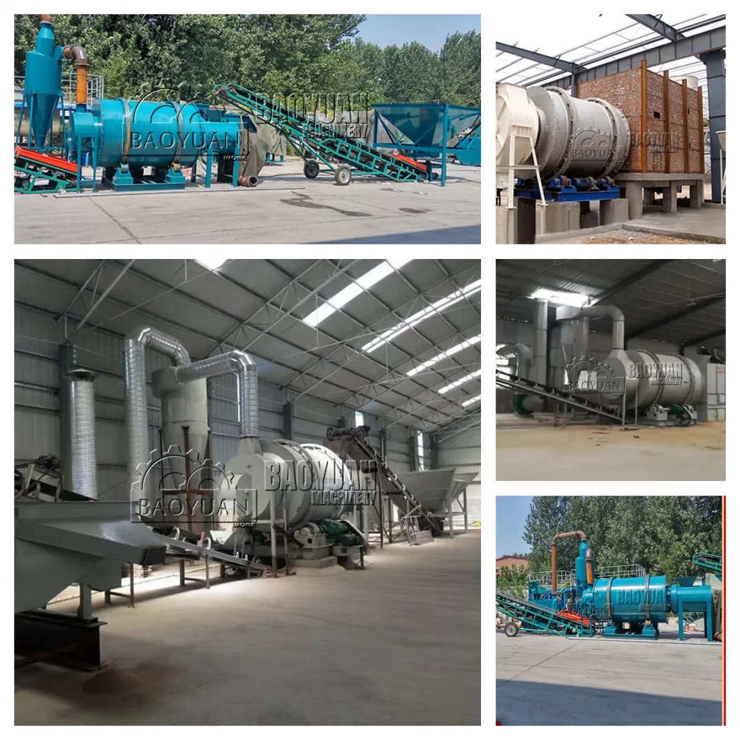 New Design Three Pass Rotary Drum Dryer Sand Drying System Production Line