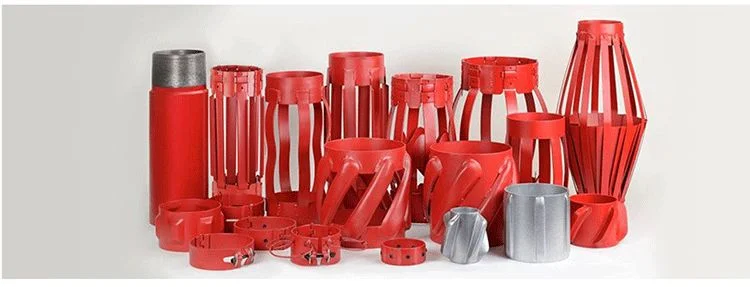 4 1/2&quot; to 20&quot; API Steel Solid Rigid Casing Centralizer with Straight/Spiral Vane Optional for Oil and Gas