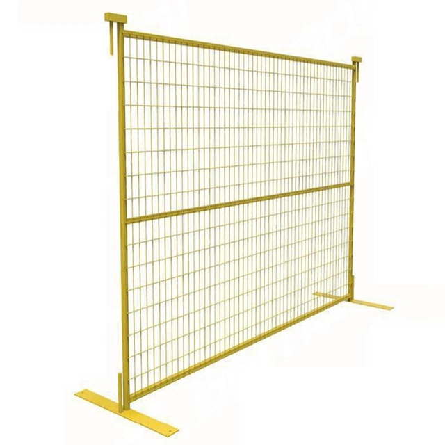 High Quality Steel Tubing and Wire Mesh Temporary Construction Fence