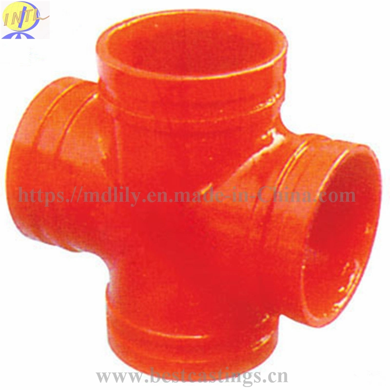 OEM UL/FM Ductile Iron Grooved Coupling Galvanized Pipe Fittings for Fire Fighting