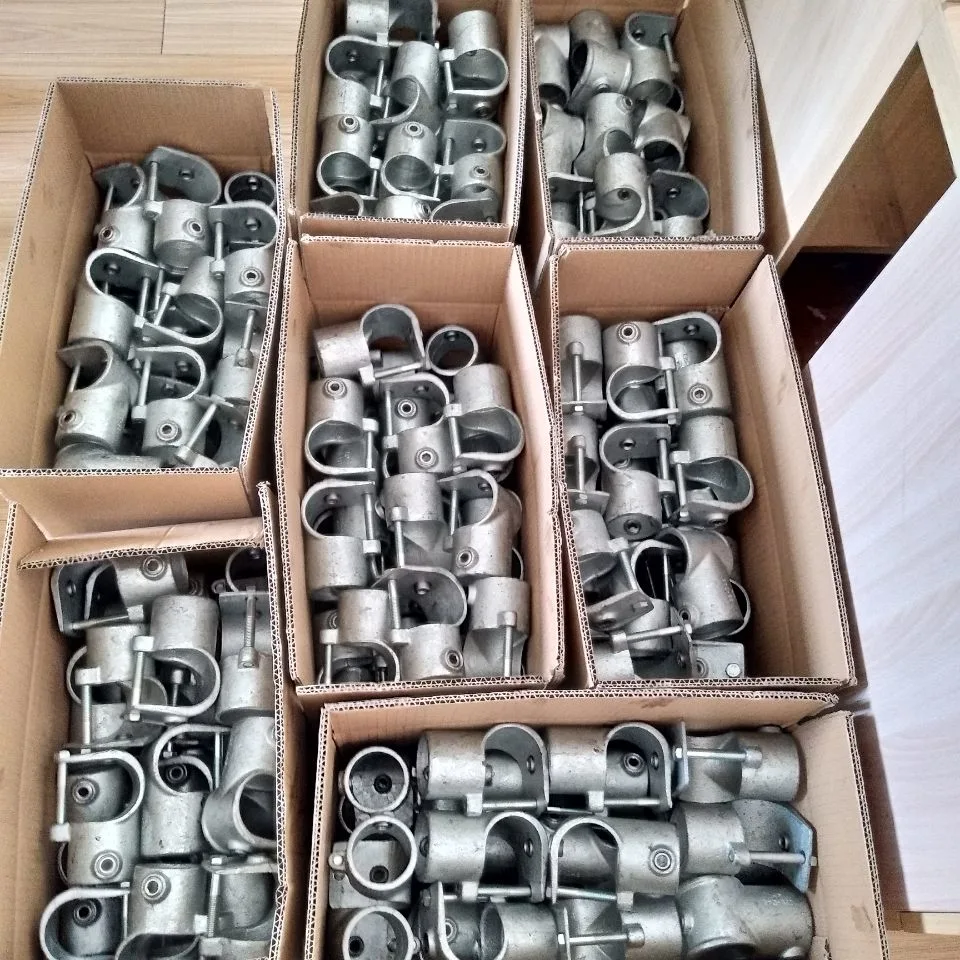 Powder Coated Structural Connecting Pipe Clamp Fitting for Handrail Systems