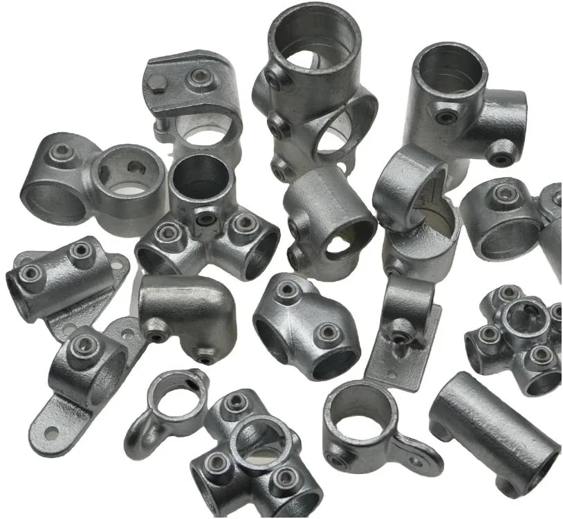 Powder Coated Structural Connecting Pipe Clamp Fitting for Handrail Systems