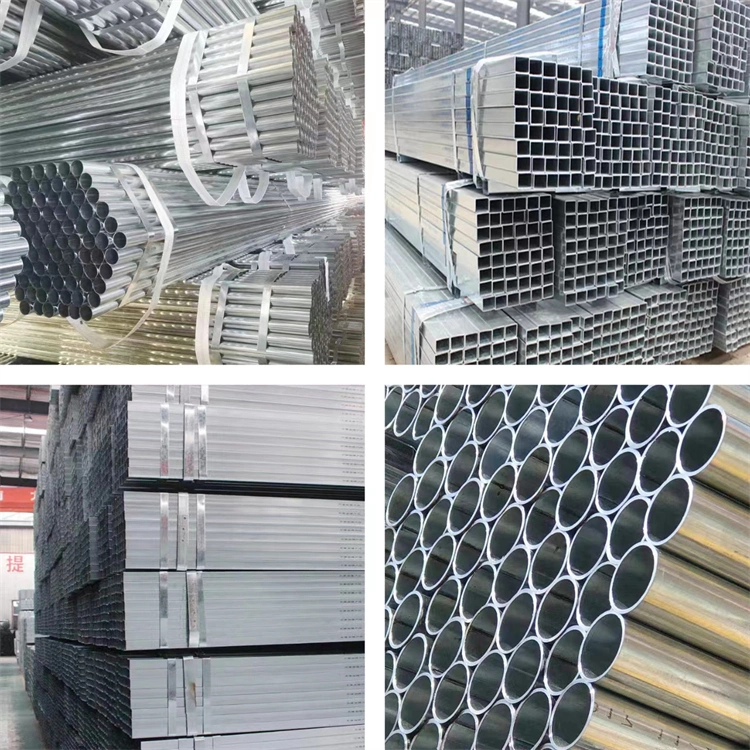 20*20 Shs Rhs Steel Tube Zinc Coated Pipe Pre Galvanized Square Rectangular Hollow Section Square