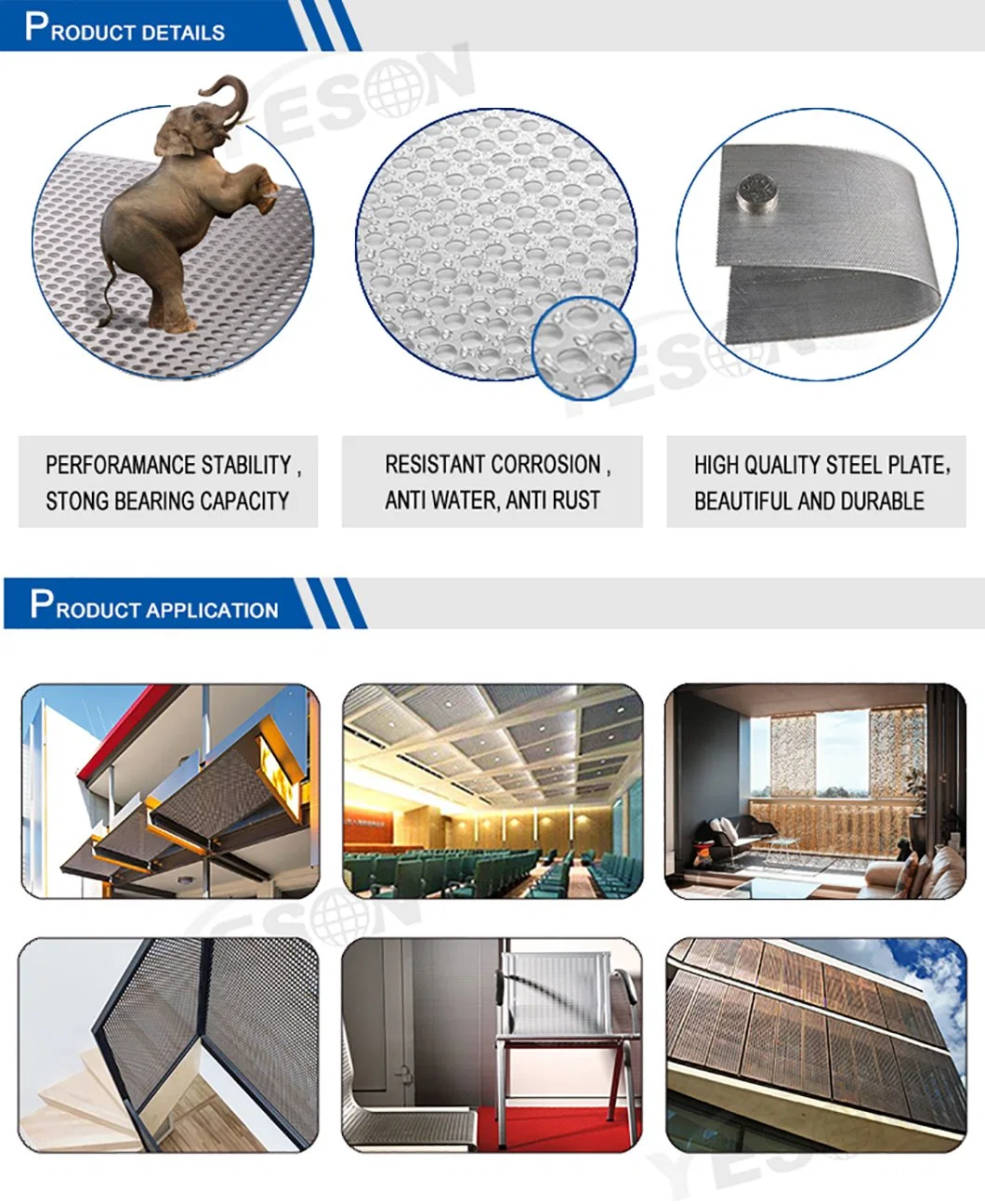 Corrugated Galvanized Steel and Stainless Steel Perforated Metal Mesh Roofing Pipe