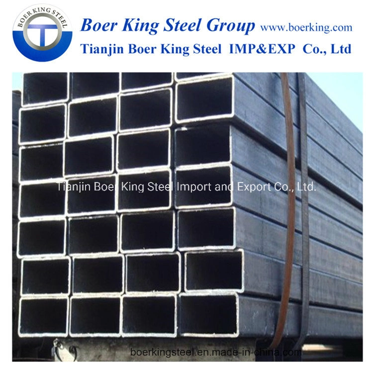 Rectangular Tube Square Tube ASTM, JIS, DIN Black Iron/Steel Pipe/Tube Square and Rectangular Hollow Sections Tube Steel Hollow Section