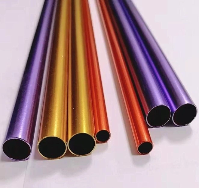 Large Oval Aluminium Extrusion 6082 T6 Pipe Threaded Tube Anodized Aluminum Tubing