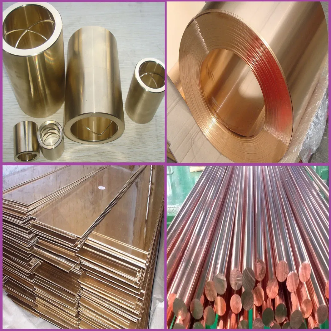 0.2mm-65mm Wall Thickness T2 Tp2 Air Conditioner and Refrigeration Bronze Copper Tube/Pipe/Tubing