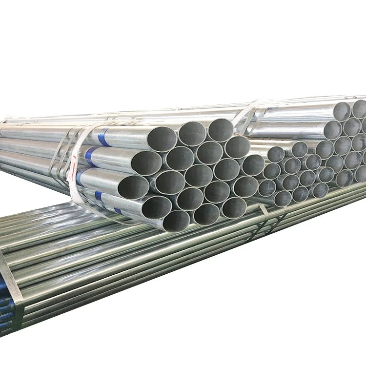 China Factory A53 Sch10 Anti-Corrosion Hot-DIP Galvanized Steel Pipe Carbon Seamless Round Steel Tube Structure Building