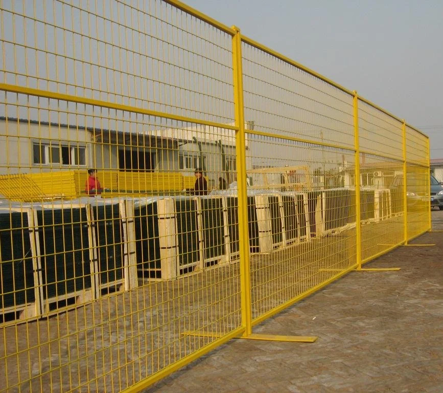 Yeeda Temporary Wire Mesh Fence China Portable Security Fencing Manufacturers 30 X 30 X 150 mm Exterior Square Steel Rod/Pipe Canada Temporary Perimeter Fencing