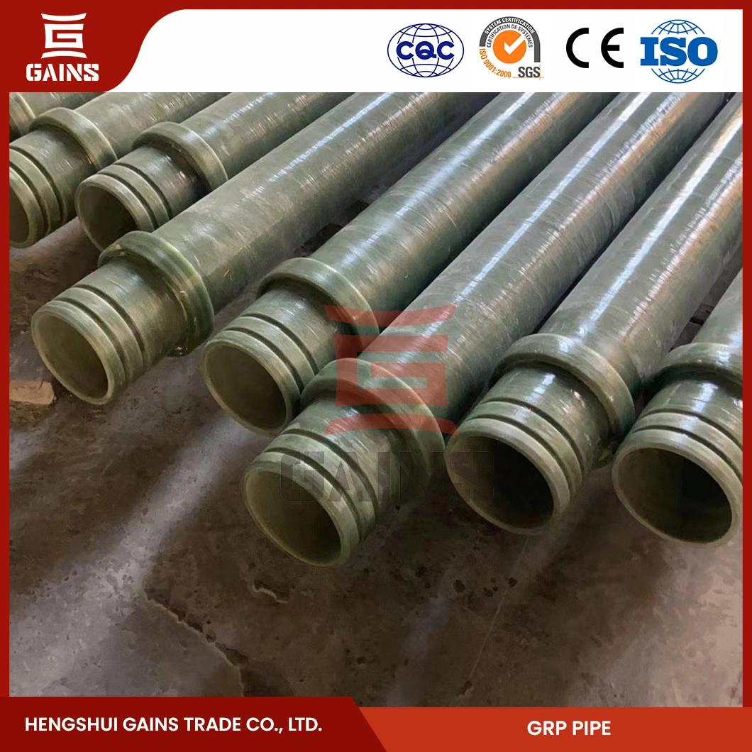 Gains Large Diameter Fiberglass Tube Manufacturers FRP Sq Pipe China FRP Caustic Pipe