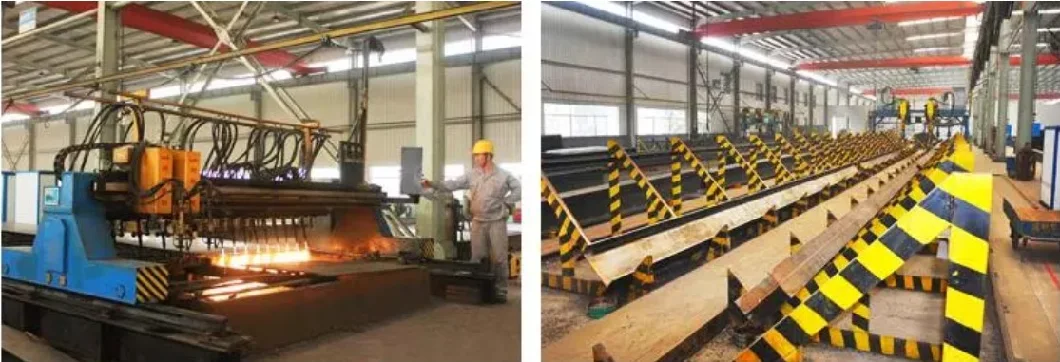 Professional Economical CE Prefabricated/Prefab Galvanized H Beam Design Building Metal Q345/Q235 Large Span Steel Structure for Factory Warehouse Workshop