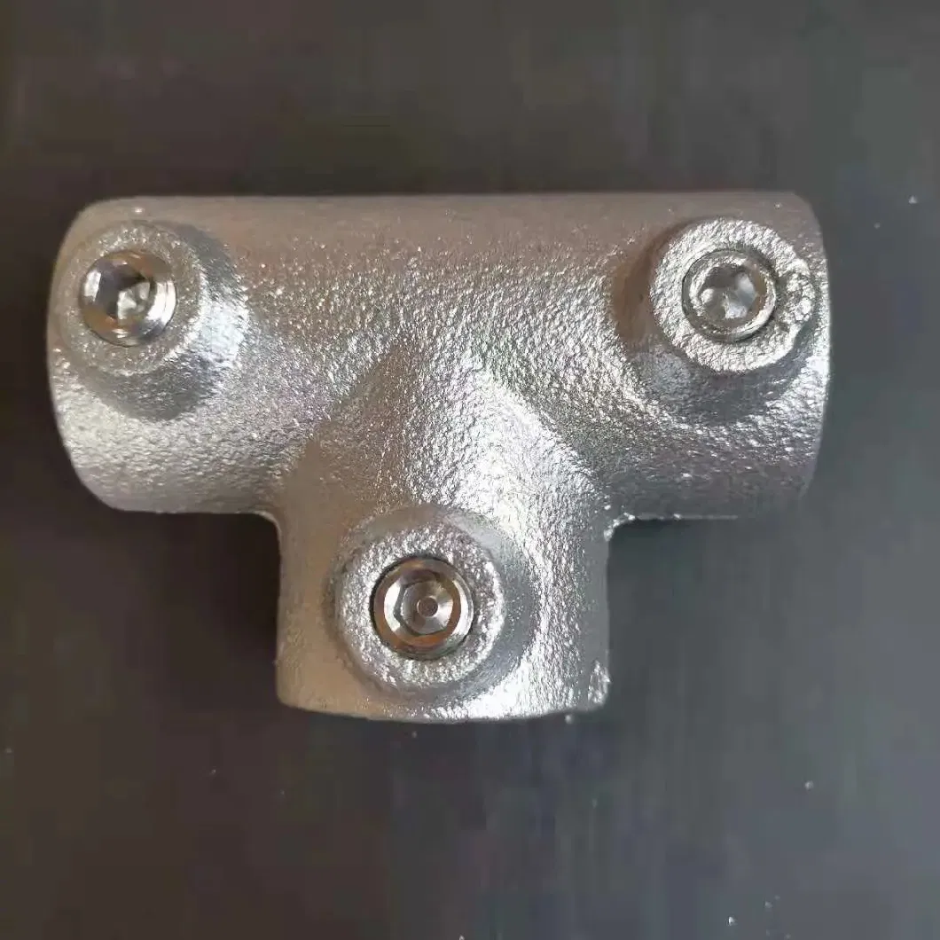 Powder Coated Structural Connecting Pipe Clamp Fitting for Handrail Systems