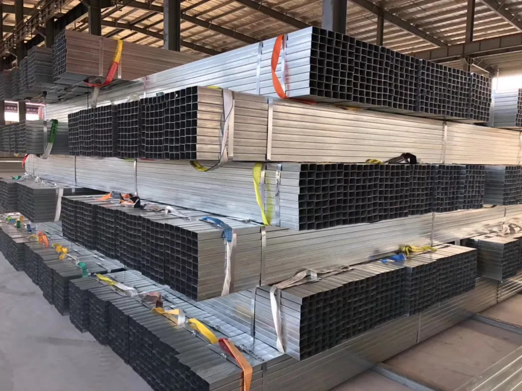 ASTM A36 50X50 Steel Rectangular Tube Weight Square Pipe 40X80 Rectangular Square Hollow Section