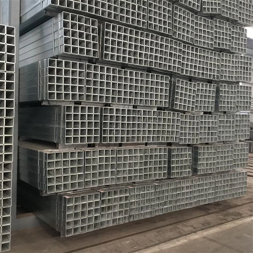 DN15 DN20 Ms Pipe Mild Steel Pipes Round Square Rectangular Carbon Steel Gi Galvanized Pipe