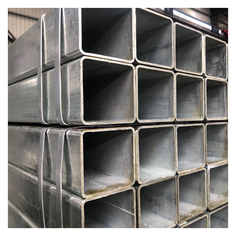 DN15 DN20 Ms Pipe Mild Steel Pipes Round Square Rectangular Carbon Steel Gi Galvanized Pipe