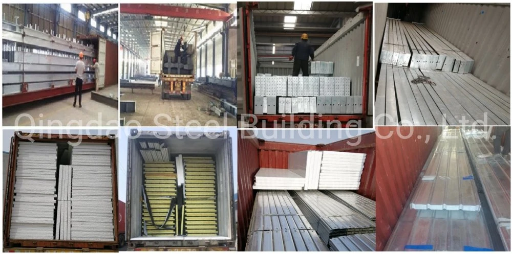 Easy Assemble China Price Prefabricated Steel Structure Construction Building with H Beam