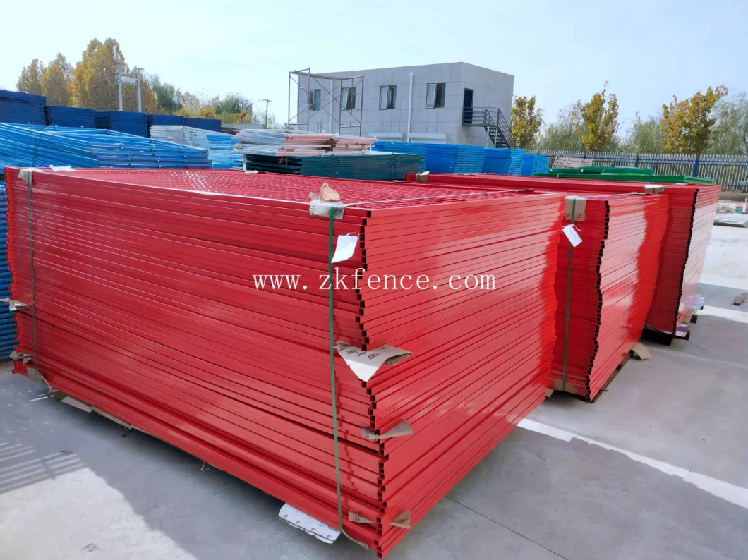 High Quality Steel Tubing Electric Welded Galvanized Temporary Fence