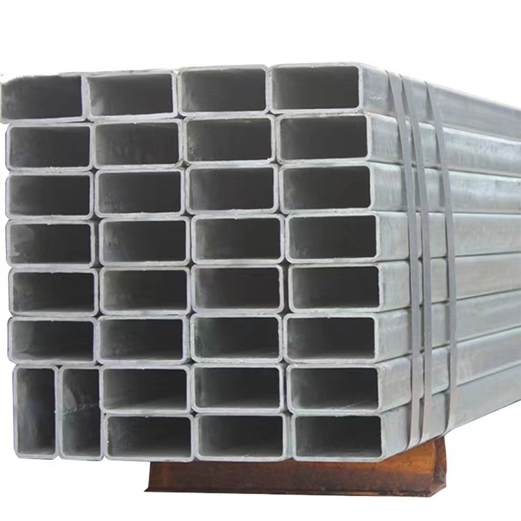 Qihua Hot DIP Galvanized Square Tubing for Carports Galvanized Steel Pipe Iron Rectangular Tube