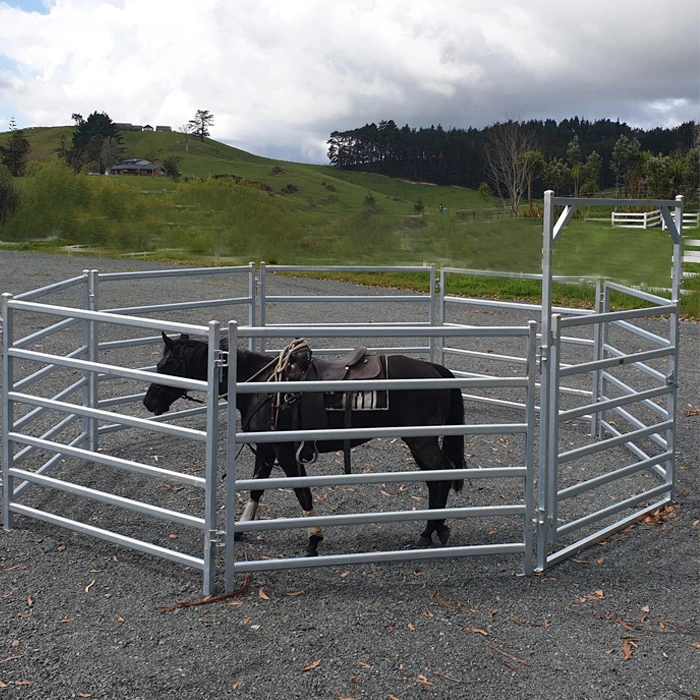 8.6m Horse Panel and Gates Round Pen Horse Yards Panels Stockyard Systems Horse Yards