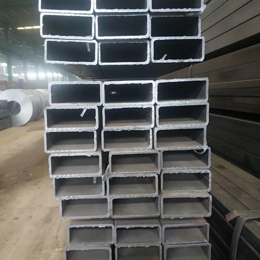 Galvanized Square Rectangular Steel Hollow Sections Steel Pipe Connector Perforated Tubing