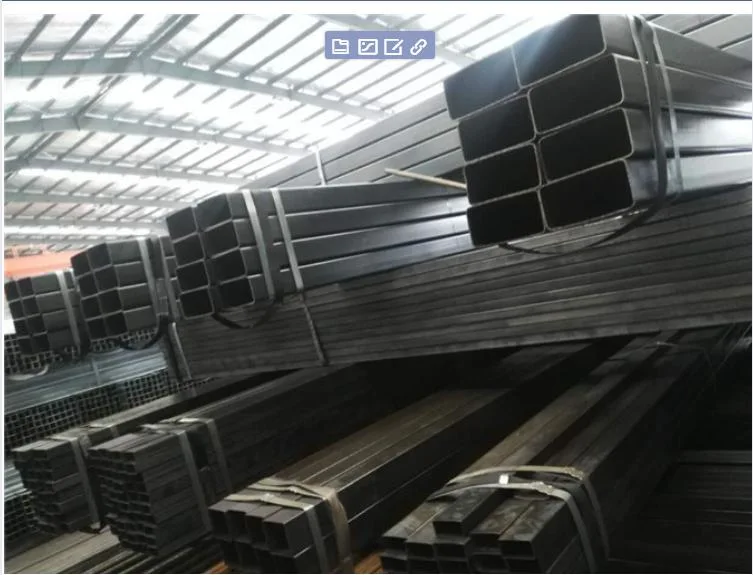 Mild Rectangular Steel Pipe Price Per Kg Square Hollow Section 50*50