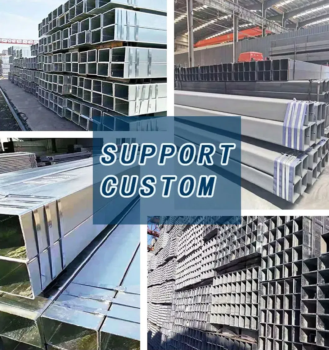 Wholesale Rectangular Welded Steel Pipes Square Tubing Galvanized Steeltube