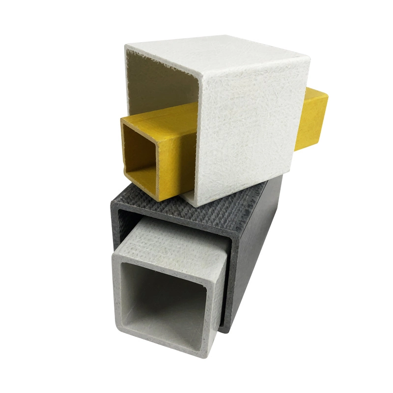 GRP FRP Fiberglass Pultruded Profile Square Rectangular Tube