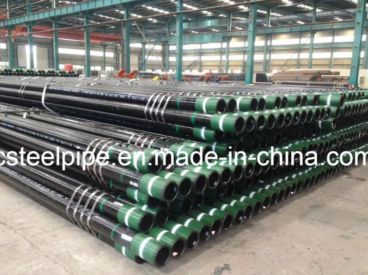 Casing-API 5CT-J55/K55-Casing Carbon Steel Seamless Tubing Nu/EU-Oil Gas Field/