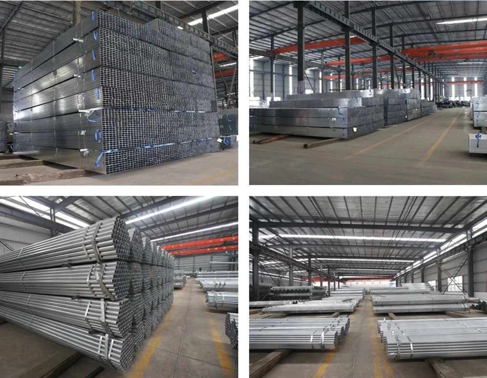 Factory Wholesale Hot DIP Galvanized Pipe 6&quot; Sch 40 A500 ASTM A53 Galvanized Steel Pipe 1.5 Inch