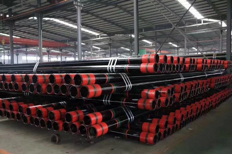 Casing-API 5CT-J55/K55-Casing Carbon Steel Seamless Tubing Nu/EU-Oil Gas Field/