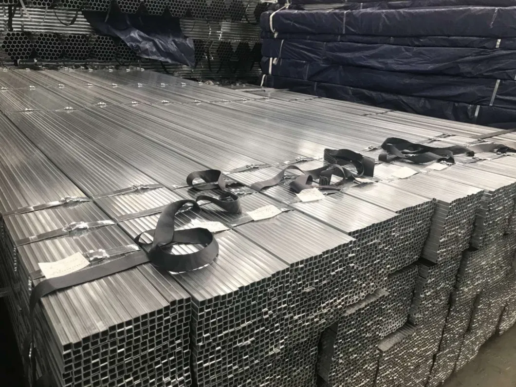 Galvanized Rectangular Steel Pipe, Pre Galvanised Square/Rectangular Hollow Section