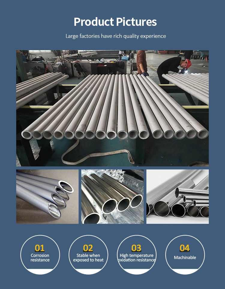 Stainless Steel 304 Pipe Stainless Steel Pipes Stainless Steel Cold Rolled Tube Inox 316 Square Metal Tubing