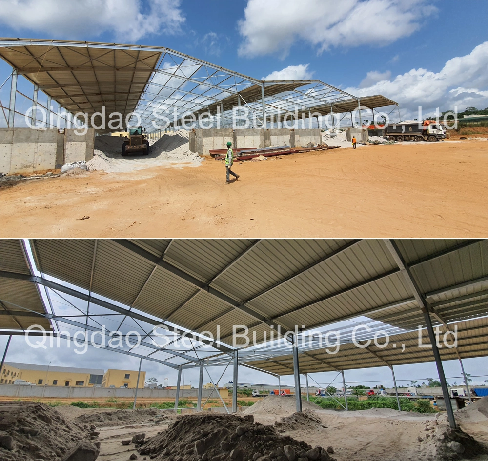 Easy Assemble China Price Prefabricated Steel Structure Construction Building with H Beam