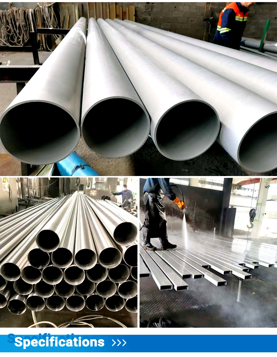 ASTM A778, ASTM A789 Stainless Steel Pipe Tubular Stainless Steel A312 TP304