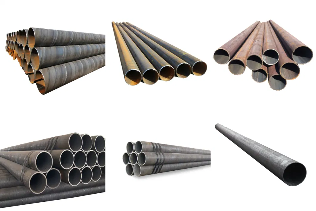 China Q195/Q215/Q235B/Q255/Q275/Q345/Q420/Q460 Sch40 API 5L Spiral/Black Iron Round/Square Metallic Carbon Steel Pipe Price for Welded/Welding/Seamless/ERW