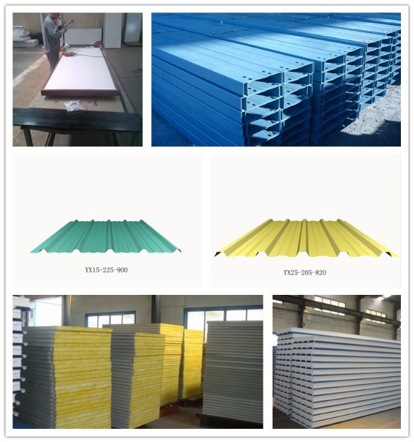 Gable Frame Light Metal Building Prefabricated Industrial Steel Structure Construction