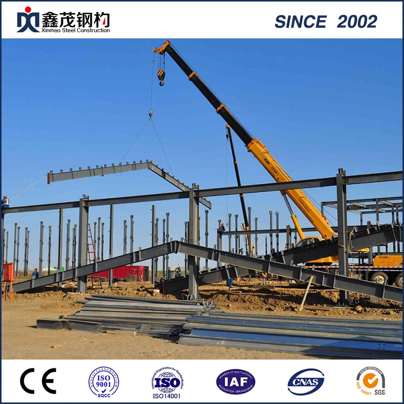 Gable Frame Light Metal Building Prefabricated Industrial Steel Structure Construction