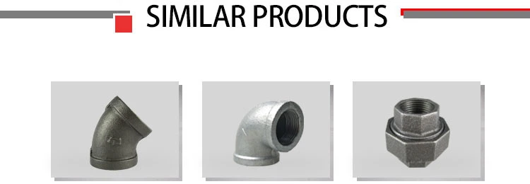 UL&FM Heavy Duty Galvanized/Black Malleable Iron Pipe Fitting Bushing for Fire Fighting System